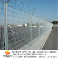 Solid anti cilmb airport security welded fences fashion home yard fence panels garden beauty steel fences